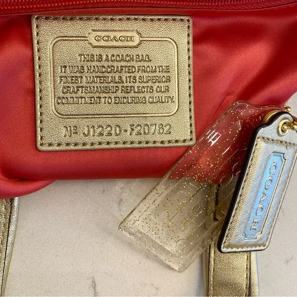 Coach Poppy Signature Daisy Tote in Gold Multicolor Floral Print - Picture 10 of 10